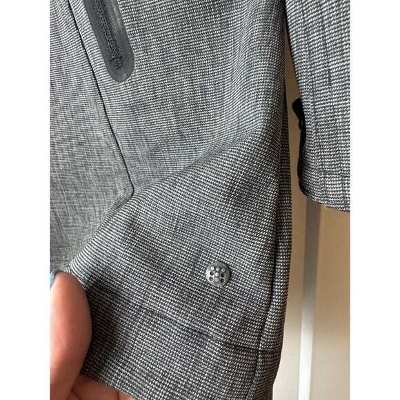 TITLE NINE T9 US M Gray Zip Softshell Rain Jacket Coat Trench Hooded coat - Picture 4 of 13